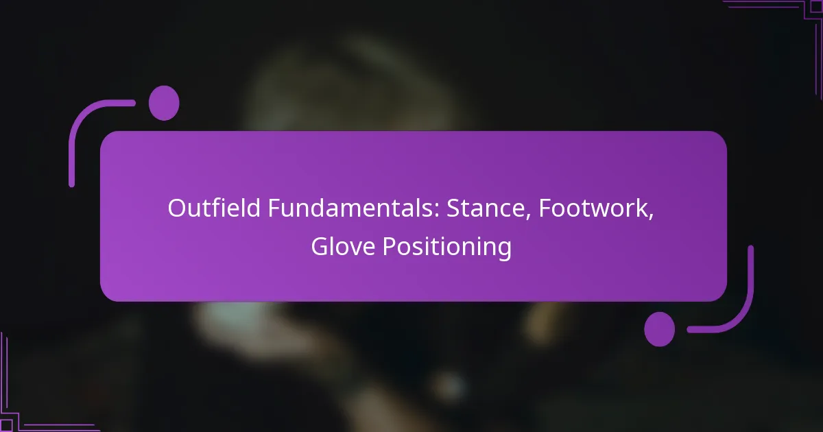 Outfield Fundamentals: Stance, Footwork, Glove Positioning