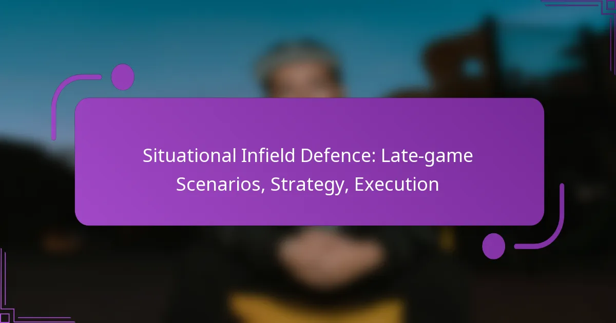 Situational Infield Defence: Late-game Scenarios, Strategy, Execution