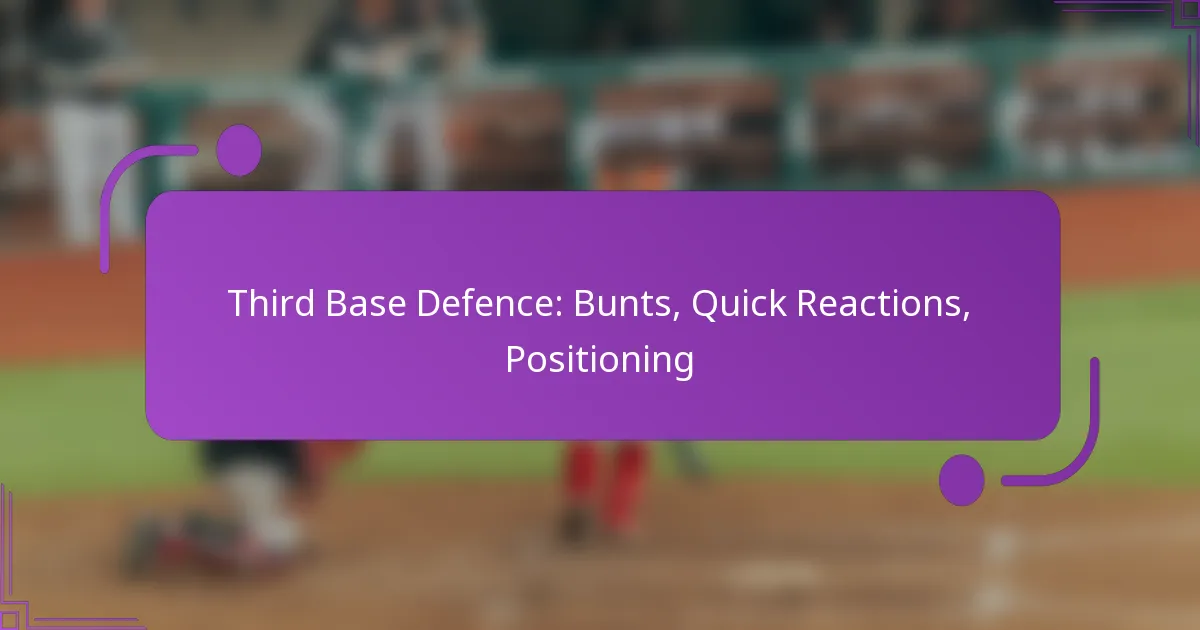 Third Base Defence: Bunts, Quick Reactions, Positioning